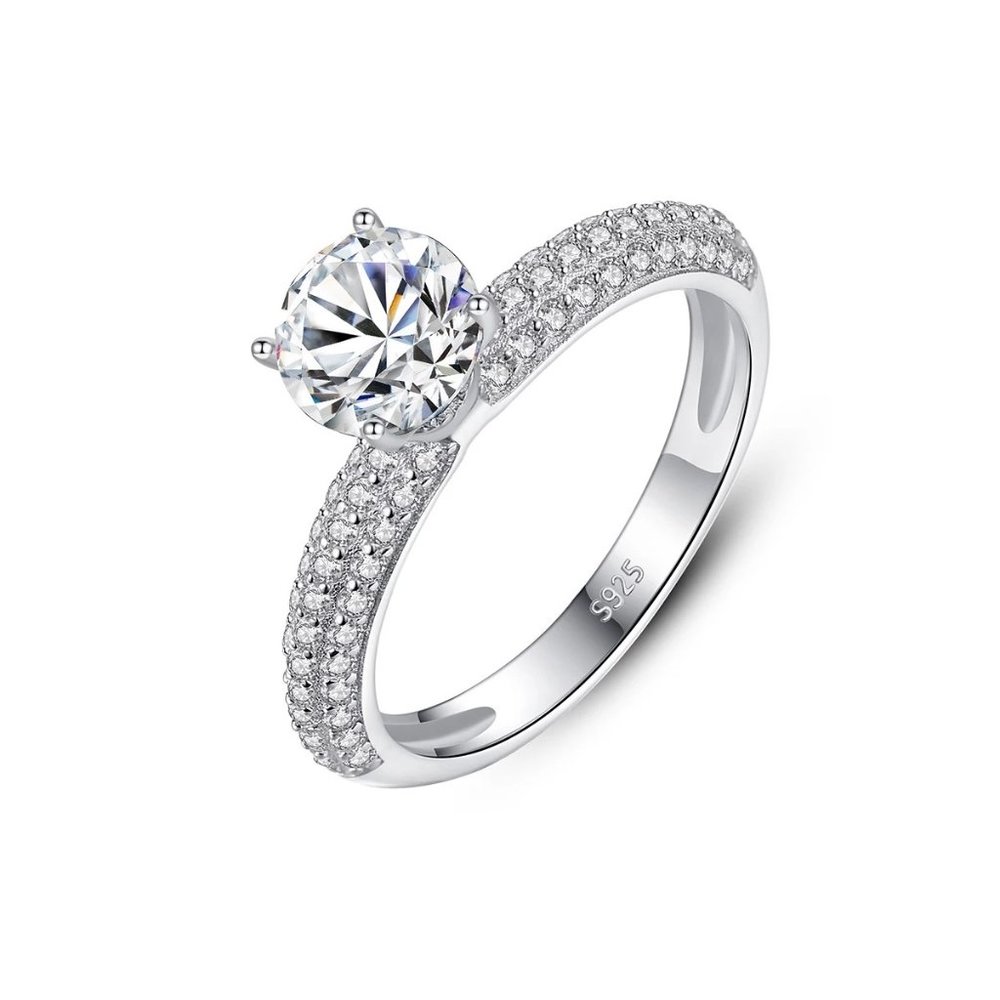 Certified 1ct. t.w. Brilliant Cut Diamond Ring
